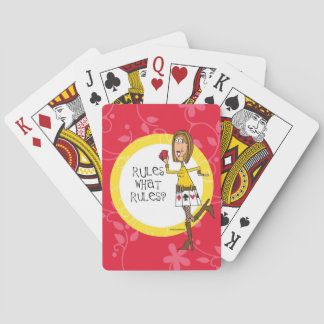 Baraja De Cartas ¿Reglas qué reglas? Cubierta de tarjetas