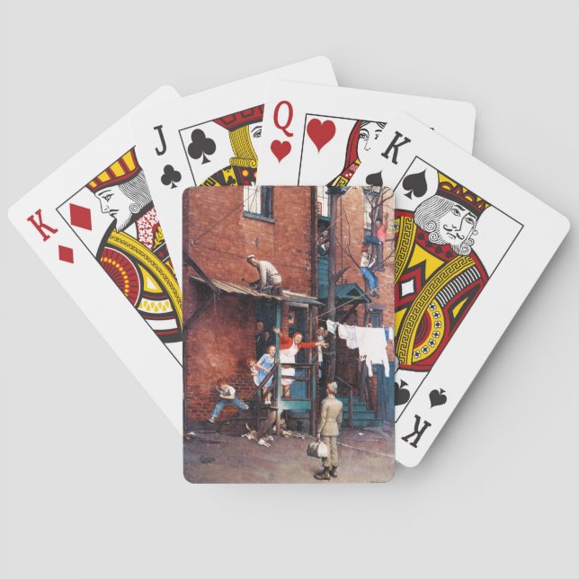 Baraja De Cartas Regreso al hogar G.I. (Reverso)