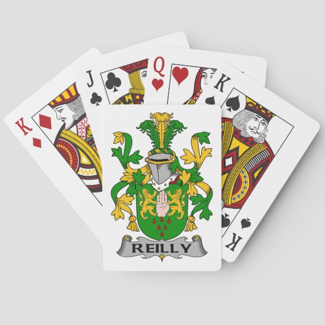 Baraja De Cartas Reilly Family Crest (Reverso)