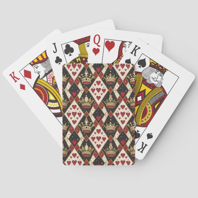 Baraja De Cartas Reina de Corazones (Reverso)