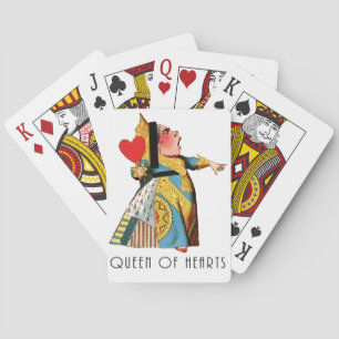 Baraja De Cartas Reina de Corazones Clásica Alicia en el País de la