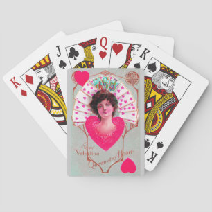 Baraja De Cartas REINA DE CORAZONES, Día de San Valentín