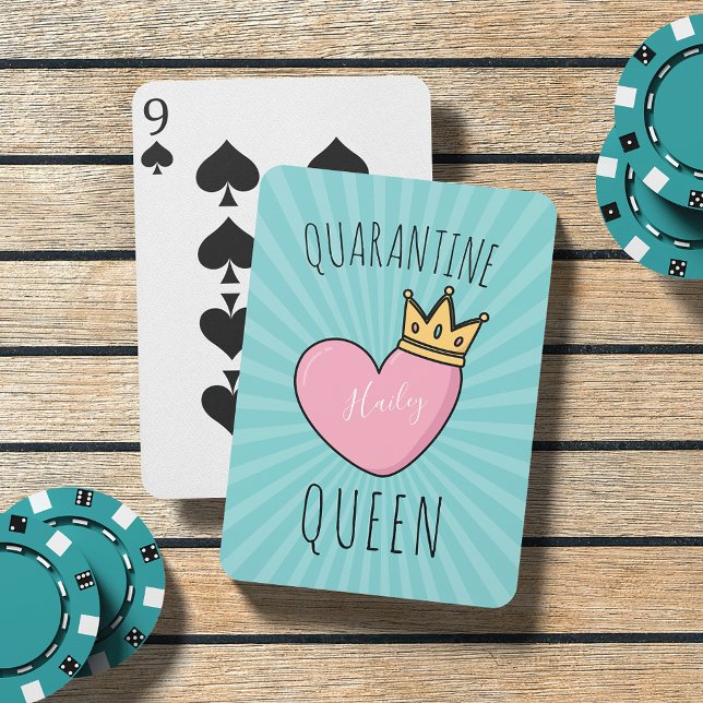 Baraja De Cartas Reina de cuarentena personalizada (Subido por el creador)