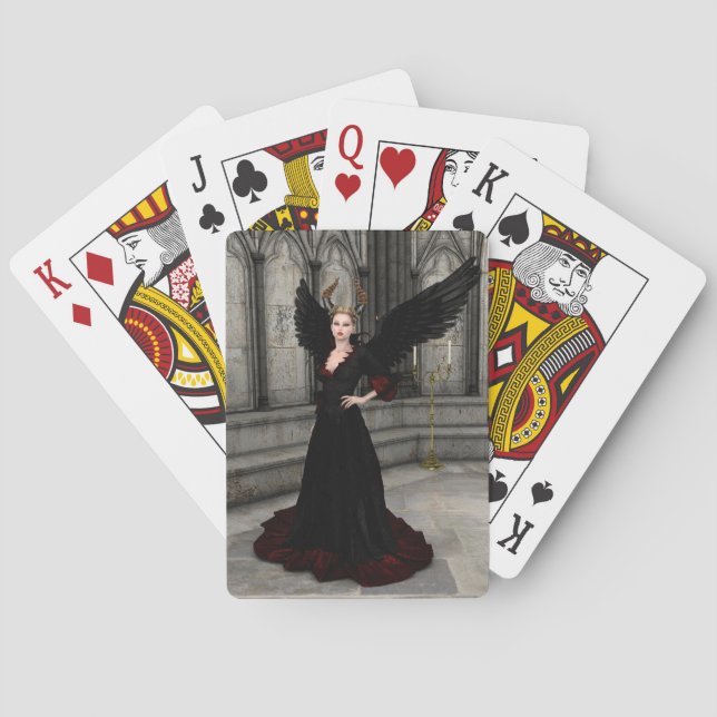 Baraja De Cartas Reina del mal (Reverso)