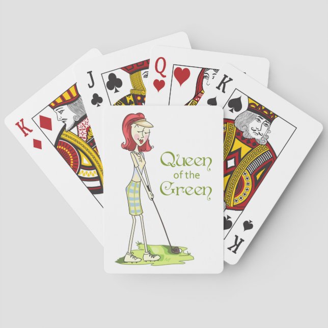 Baraja De Cartas Reina del Verde (Reverso)