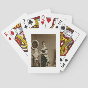 Baraja De Cartas Reina Emma (1836-85) (fotografía de la sepia)