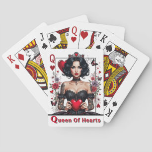 Baraja De Cartas Reina Gótica de Corazones