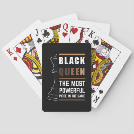 Baraja De Cartas Reina Negra La Pieza Más Poderosa Del Juego 1