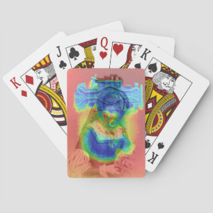 Baraja De Cartas Reina psicodélica