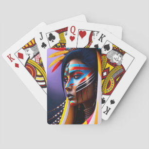 Baraja De Cartas Reina tribal