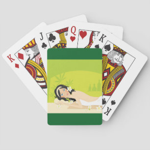 Baraja De Cartas Relajante Spa Zen Mujer Bienestar Tropical