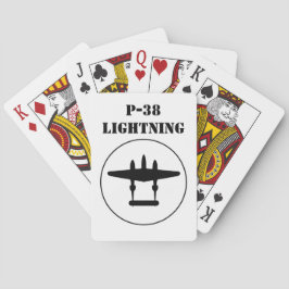 Baraja De Cartas Relámpago P-38