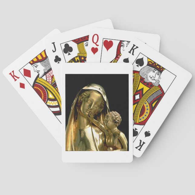 Baraja De Cartas Relevante de la Virgen de Jeanne d'Evreux, 1339 ( (Reverso)