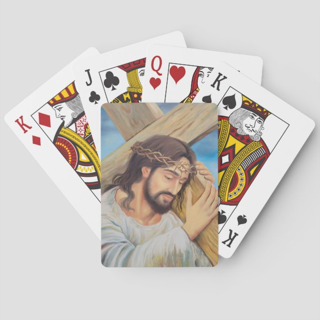 Baraja De Cartas Religión cristiana Jesucristo (Reverso)