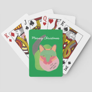 Baraja De Cartas Rellenador de media de Navidad Meowy - de parte de