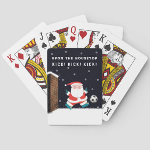 Baraja De Cartas Relleno de calcetín divertido de fútbol