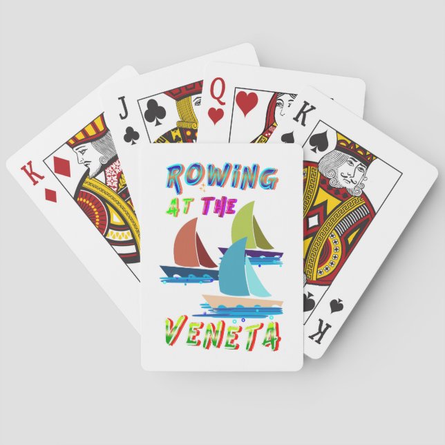 Baraja De Cartas Remo En La Veneta (Reverso)