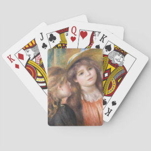 Baraja De Cartas Renoir - Retrato de dos niñas