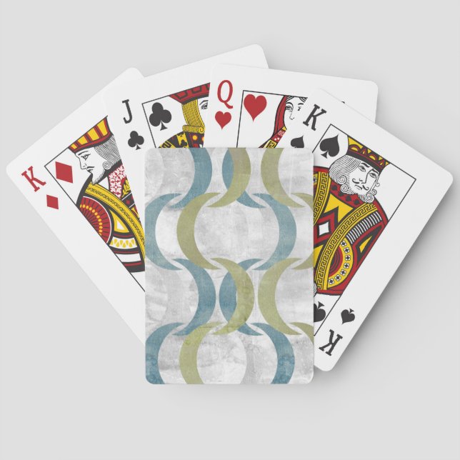 Baraja De Cartas Repetición geométrica III (Reverso)