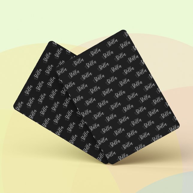 Baraja De Cartas Repetir el nombre siempre negro (Subido por el creador)