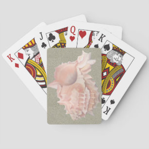 Baraja De Cartas Reproducción de bici® para conchas marinas rosadas
