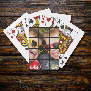 Baraja De Cartas Reproducción de Fotos Personalizadas Modernas