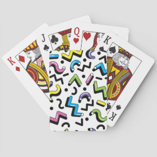 Baraja De Cartas Reproducción geométrica: patrón de formas de garab
