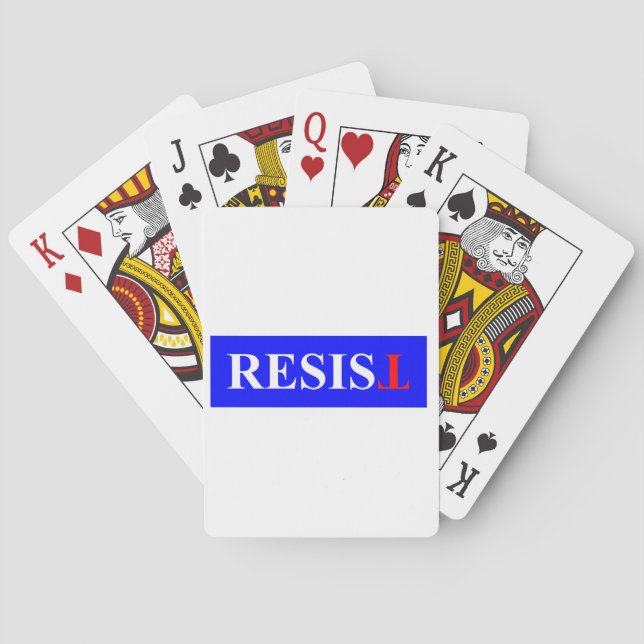 Baraja De Cartas Resistir (Reverso)