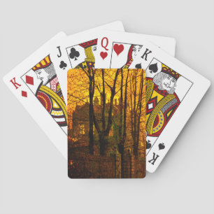 Baraja De Cartas Resplandor de octubre John Atkinson Grimshaw