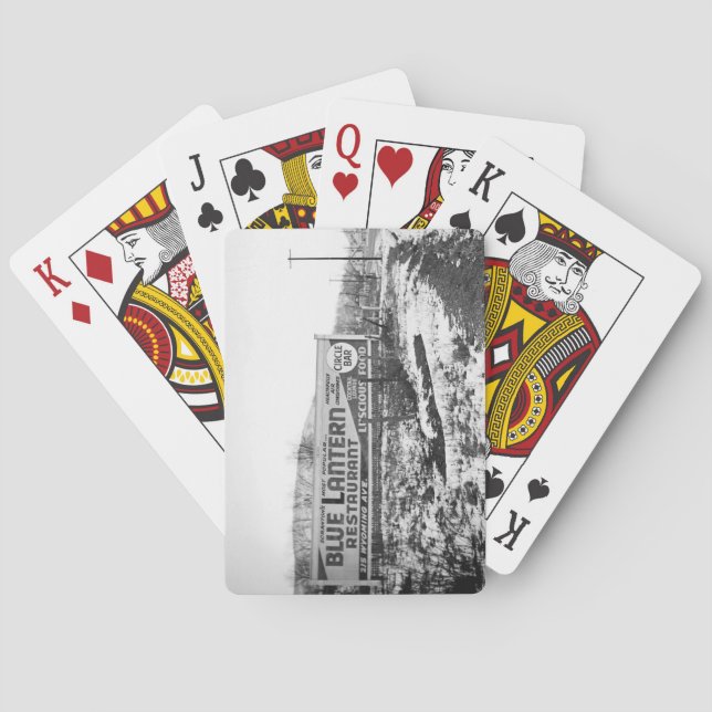 BARAJA DE CARTAS RESTAURANTE AZUL DE SCRANTON PENNSYLVANIA (Reverso)