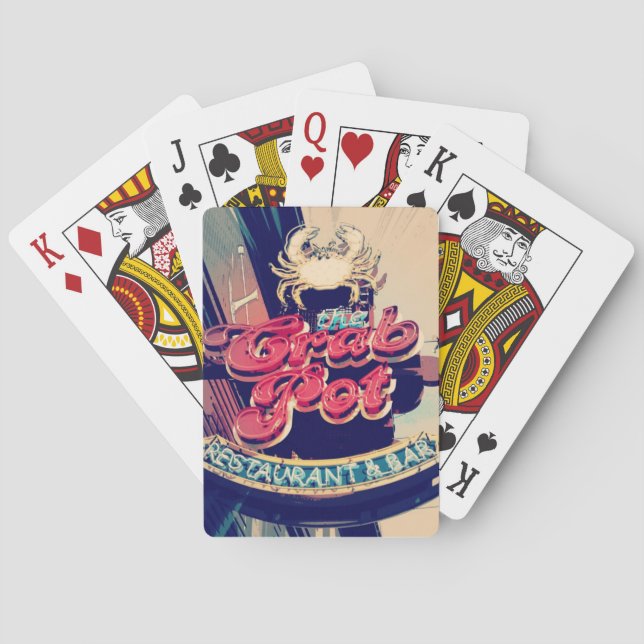 Baraja De Cartas Restaurante Crab Pot (Reverso)