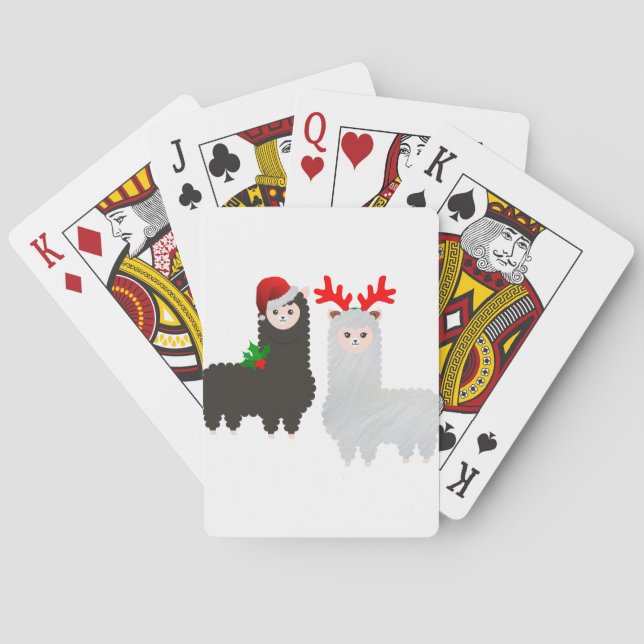 Baraja De Cartas Resto de los navidades alpacas (Reverso)