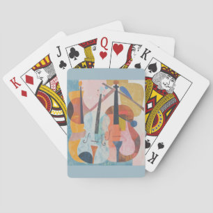 Baraja De Cartas Resumen de doble trasero colorido