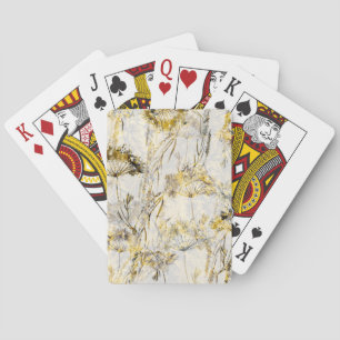 Baraja De Cartas Resumen de fondo acuático: diente de león, enebro