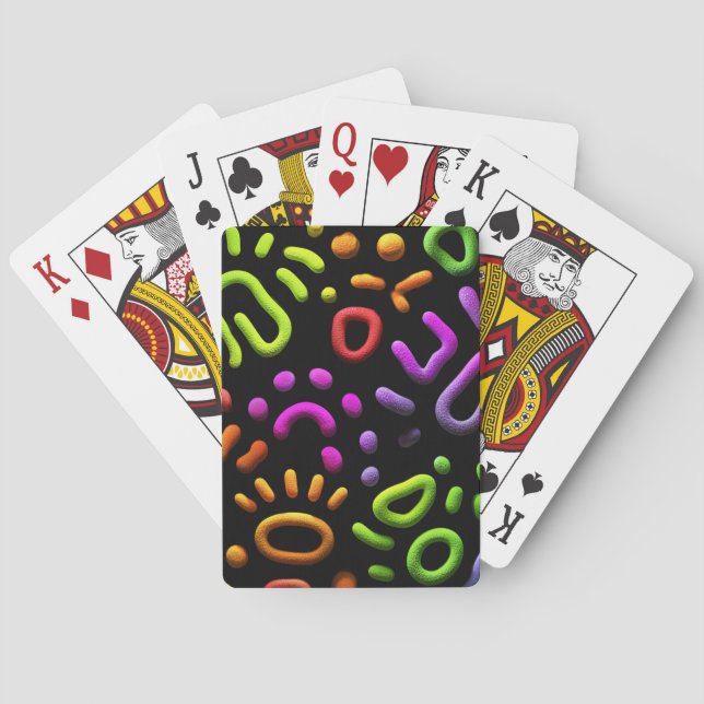 Baraja De Cartas Resumen de formas Art (Reverso)