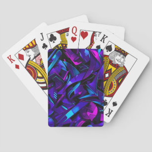 Baraja De Cartas Resumen de Graffiti Street Swirl