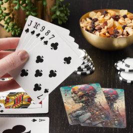 Baraja De Cartas Resumen de la tarjeta de reproducción de ciborg an