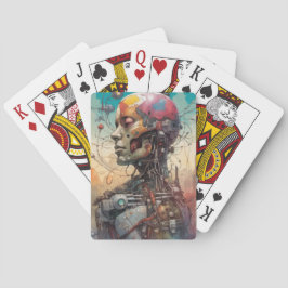 Baraja De Cartas Resumen de la tarjeta de reproducción de ciborg an