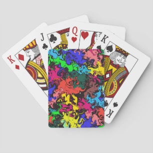 Baraja De Cartas Resumen de las tortillas coloridas /