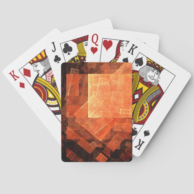 Baraja De Cartas Resumen de luz de ventana (Reverso)