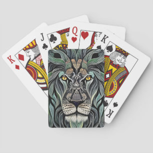 Baraja De Cartas Resumen de Shabby Chic King Lion