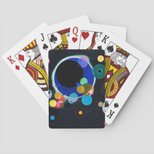 Baraja De Cartas Resumen de varios círculos de Kandinsky