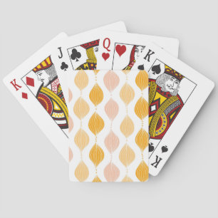 Baraja De Cartas Resumen del fondo del patrón oro