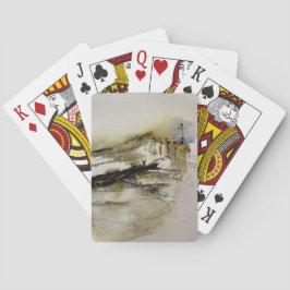 Baraja De Cartas Resumen del paisaje de los colores otoñales