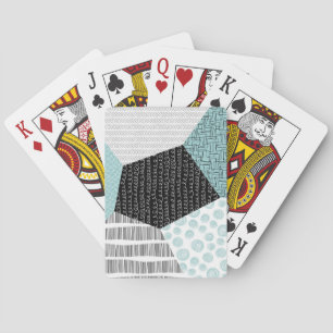 Baraja De Cartas Resumen Dibujo a Mano Libre: Fondo Artístico.