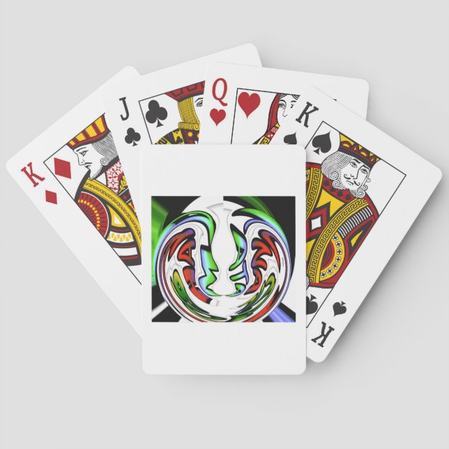 Baraja De Cartas Resumen Impresión de arte Face Hakuna Matata (Reverso)