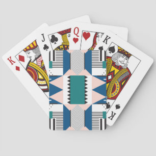 Baraja De Cartas Resumen moderno: estilo geométrico sin soldadura