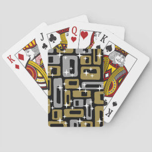 Baraja De Cartas Resumen moderno Retro Mid Century