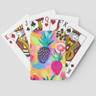 Baraja De Cartas Resumen Paraíso Fiesta de Fruta Tropical