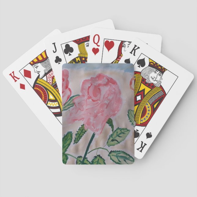Baraja De Cartas Resumen Rosas de verano (Reverso)